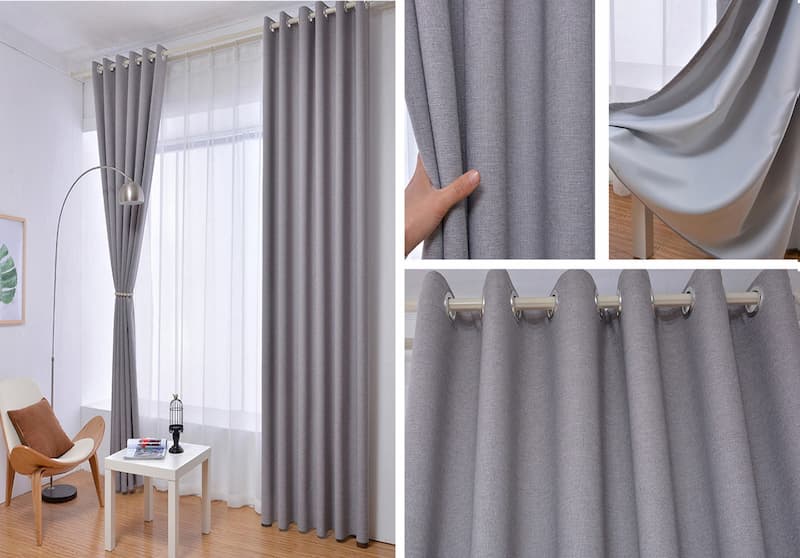 Khi chọn rèm cửa có khả năng chống nắng tốt bạn nên lưu ý tới chất liệu rèm