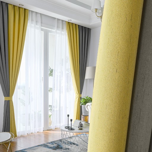 Rèm vải có chức năng chống cháy được ứng dụng nhiều trong trang trí nhà ở.