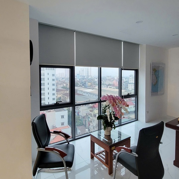 Lắp Đặt Rèm Cuốn Cản Nắng Cửa Sổ Học Viện Hậu Cần Tại Phường Bồ Đề, Hà Nội 7 Rèm cuốn chống nắng cửa sổ kính