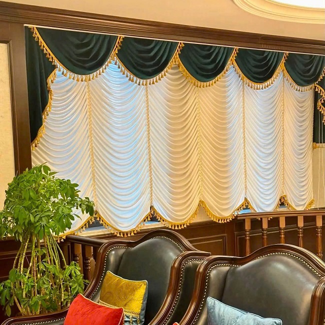 Mẫu rèm vải voan phòng khách đẹp, sang trọng mới nhất 2026 2 Mẫu rèm vải voan phòng khách đẹp
